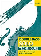 HARTLEY K. - DOUBLE BASS SOLO TECHNIQUES
