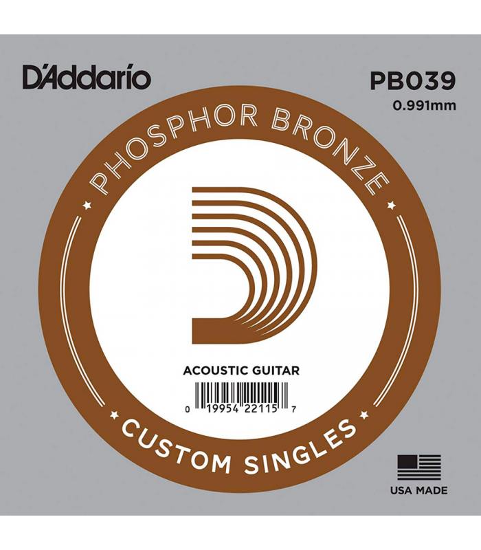 CUERDA GUITARRA ACUSTICA - D'ADDARIO 039