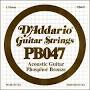 CUERDA GUITARRA ACUSTICA - D'ADDARIO PB047 BRONCE