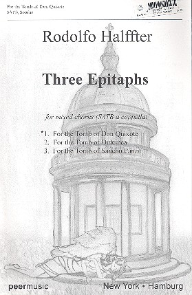 HALFFTER R. - EPITAFIOS (3) 1 TUMBA DE DON QUIXOTE CORO MIXTO A CAPELLA