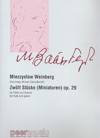 WEINBERG M. - MINIATURES (12) OP.29 - FLAUTA Y PIANO