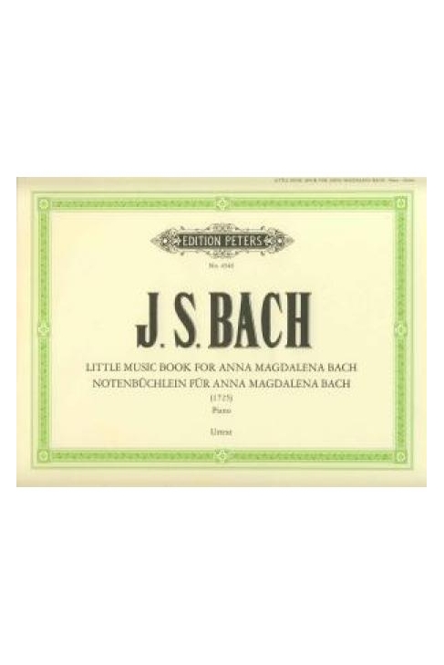 BACH J.S. - ANA MAGDALENA (42P) -