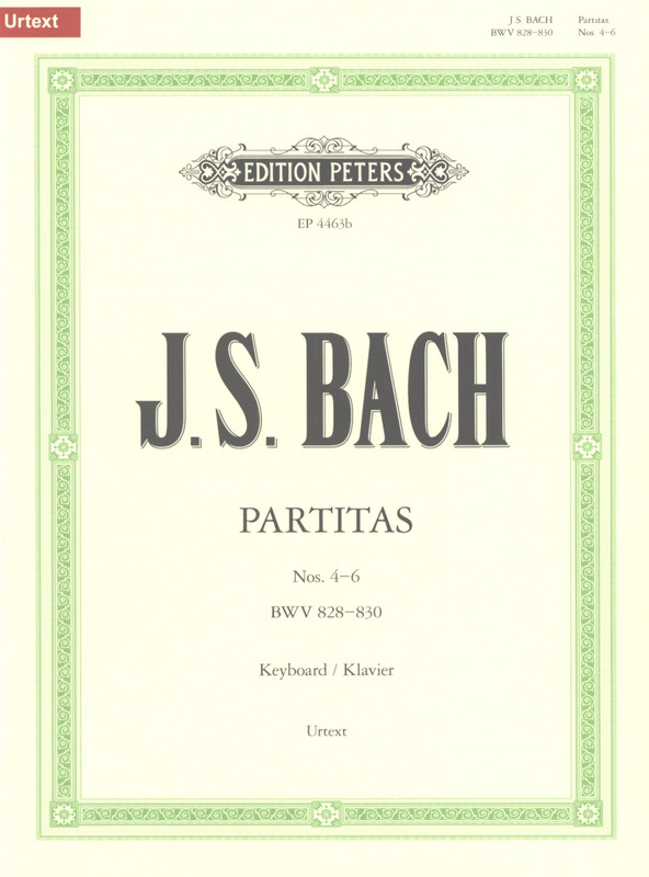 BACH J.S. - PARTITAS V.2 URTEXT (6) - BWV.828-830