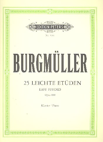 BURGMULLER F. - ESTUDIOS FACILES (25) - OP.100