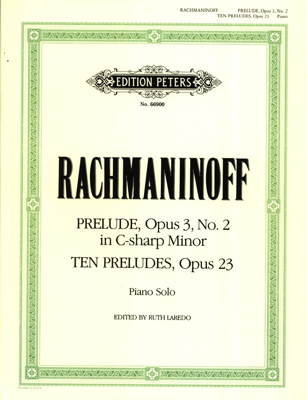 RACHMANINOFF S. - PRELUDIOS (10) OP.23 Y OP.3 Nº2