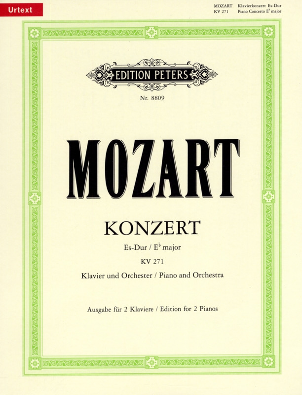 MOZART W.A. - CONCIERTO Nº9 MIb M CON CADENCIAS - KV.271 URTEXT