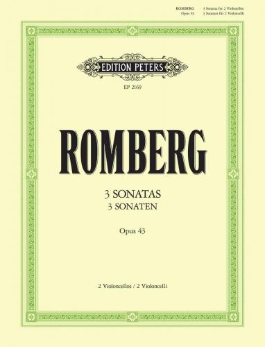 ROMBERG B. - SONATAS (3) - OP.43