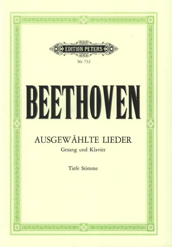 BEETHOVEN L.V. - CANCIONES SELECTAS (30) VOZ GRAVE -