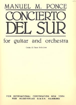 PONCE M. - CONCIERTO DEL SUR (GUITARRA Y PIANO)