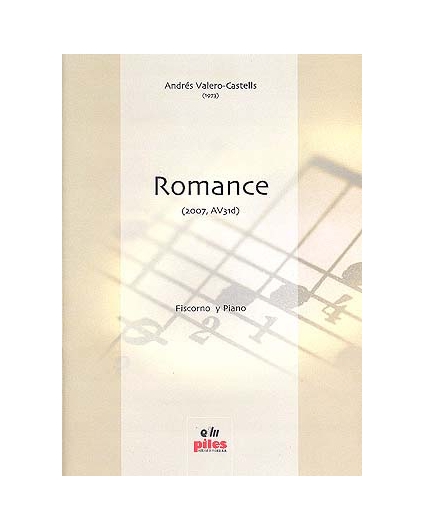 VALERO A. - ROMANCE (FLISCORNO/PIANO)