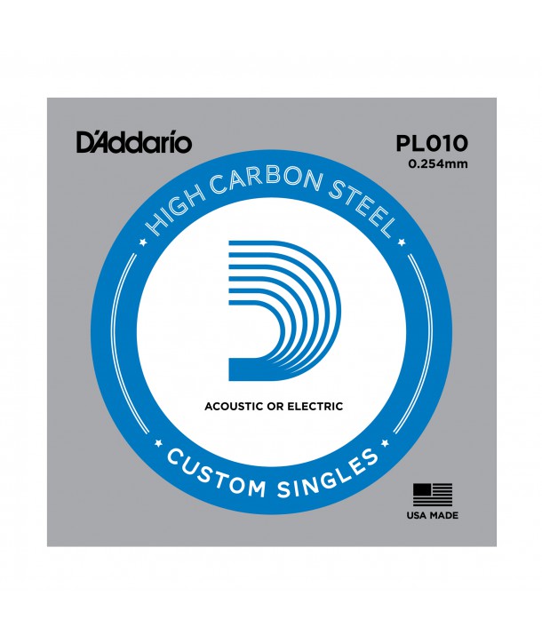 CUERDA GUITARRA ELECTRICA - D'ADDARIO 010 PL010