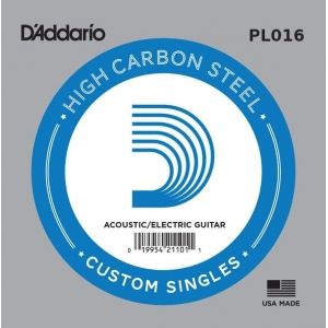 CUERDA GUITARRA ELECTRICA - D'ADDARIO 016