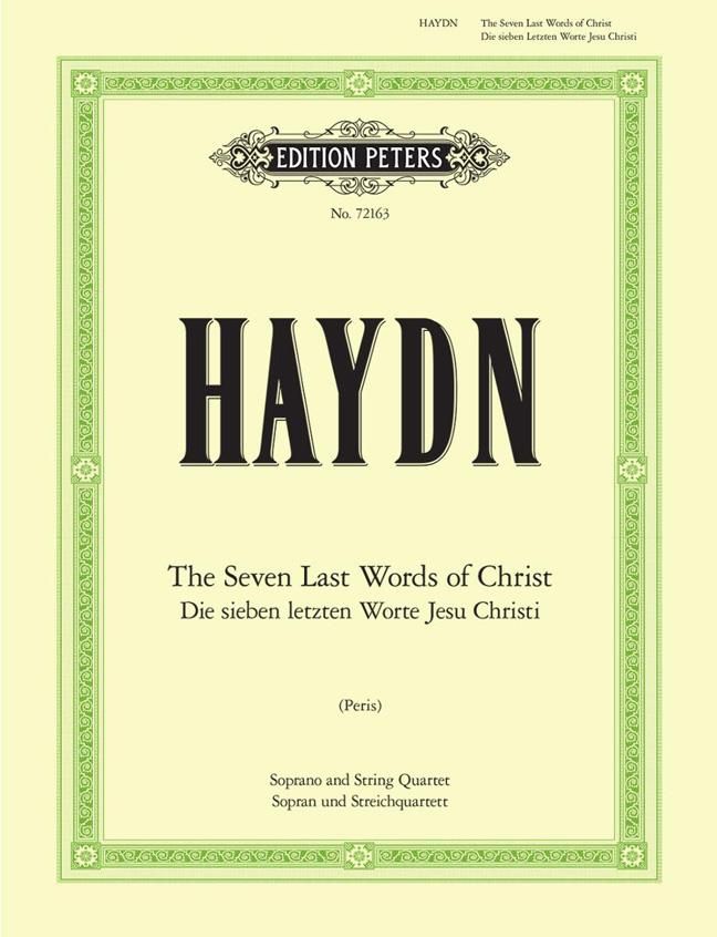 HAYDN - The seven last words of christ musique d'ensemble