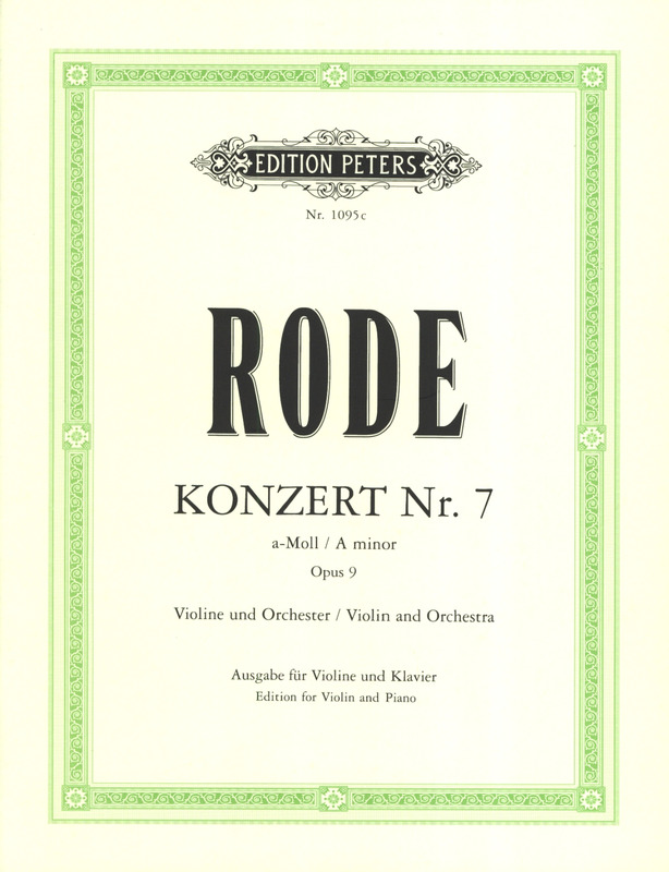 RODE P. - CONCIERTO Nº 7 LAM OP.9