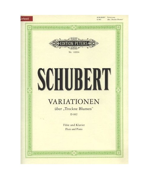 SCHUBERT F. - VARIACIONES SOBRE TROCKNE BLUMEN - OP.160 (D.802)