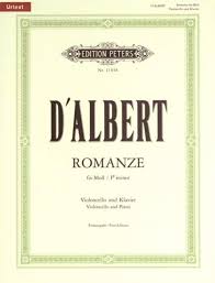 D´ALBERT E. - ROMANZA F#m VIOLONCHELO URTEXT