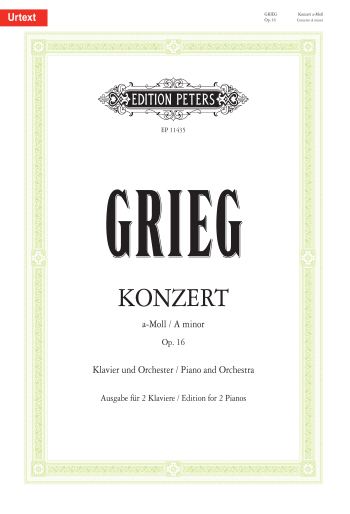 GRIEG E. - CONCIERTO LA m URTEXT - OP.16 -NUEVA EDICIÓN