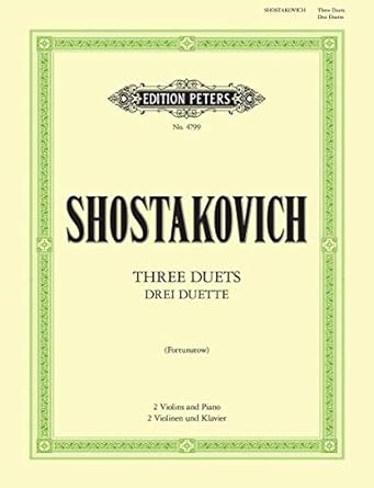 SHOSTAKOVITCH - DUOS (3) VIOLINES