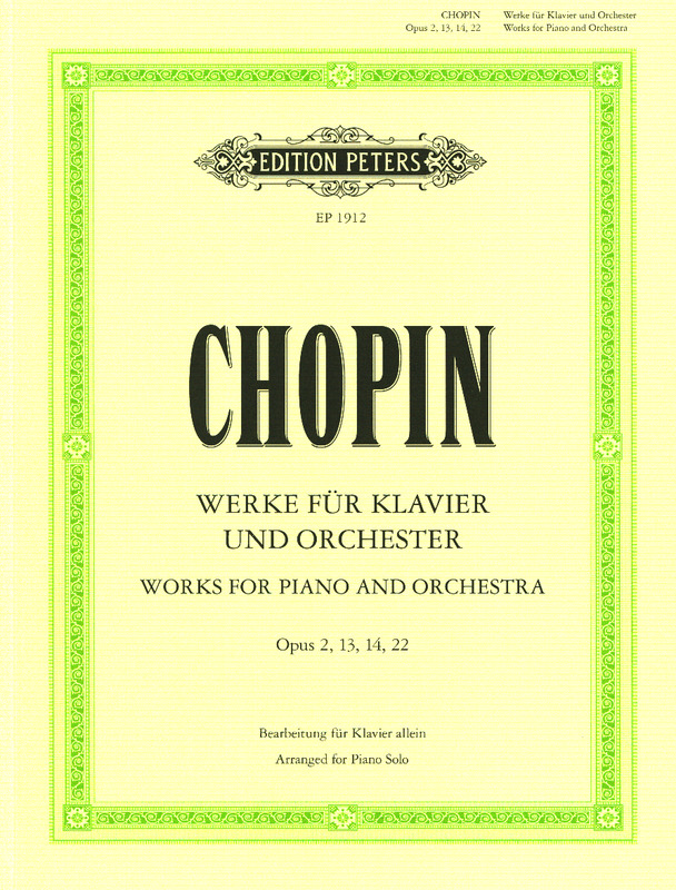 CHOPIN F. - OBRAS PIANO Y ORQUESTA OP.2-13-14-22
