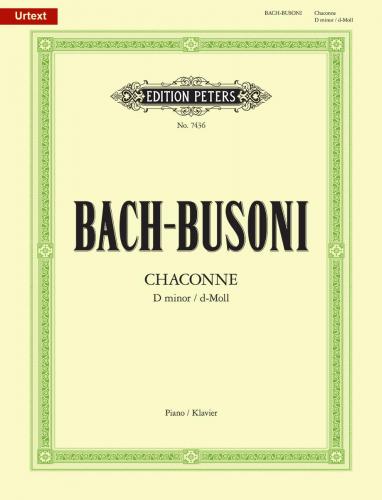 BACH J.S. - CHACONA RE m URTEXT - BWV.1004