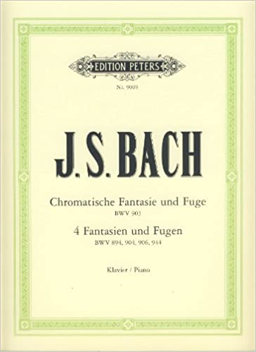 BACH J.S. - FANTASIAS Y FUGAS URTEXT - BWV.944/904/894/906