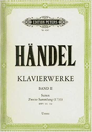 HANDEL G.F. - SUITES (9) VOL.2 DE LA OBRA PARA PIANO - HWV.434-442