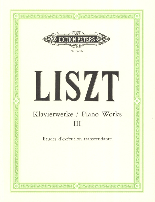 LISZT F. - ESTUDIOS V.1 TRASCENDENTALES (OBRA COMPLETA V.3)