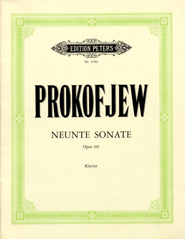 PROKOFIEFF S. - SONATA Nº9 - OP.103