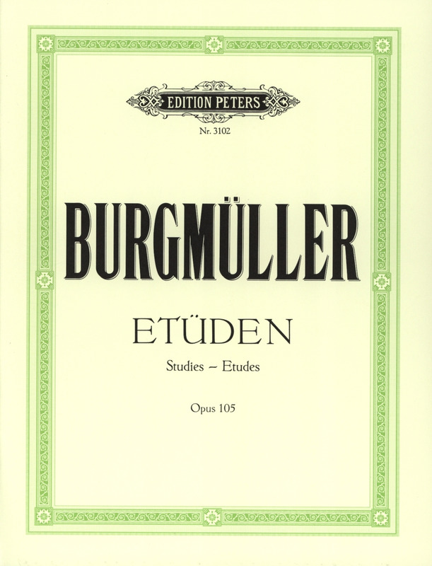 BURGMULLER F. - ESTUDIOS BRILLANTES Y MELODICOS (12) - OP.105