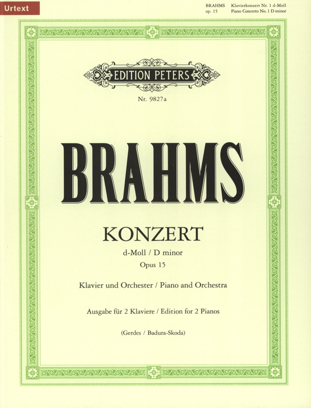 BRAHMS J. - CONCIERTO Nº1 RE m - OP.15