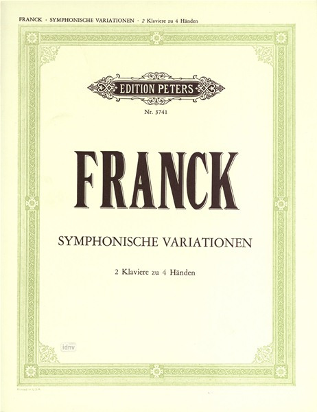 FRANCK C. - VARIACIONES SINFONICAS -