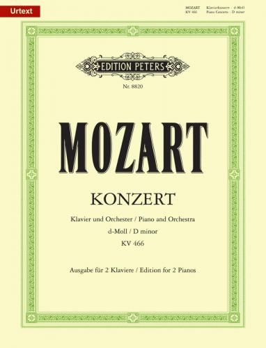 MOZART W.A. - CONCIERTO Nº20 RE m URTEXT - KV.466