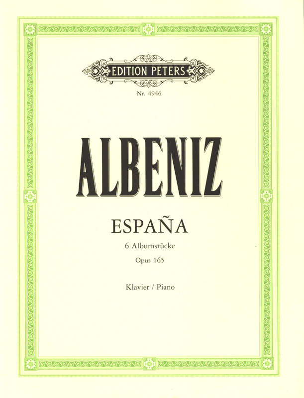 ALBENIZ I. - ESPAÑA, HOJAS DE ALBUM (6) - OP.165