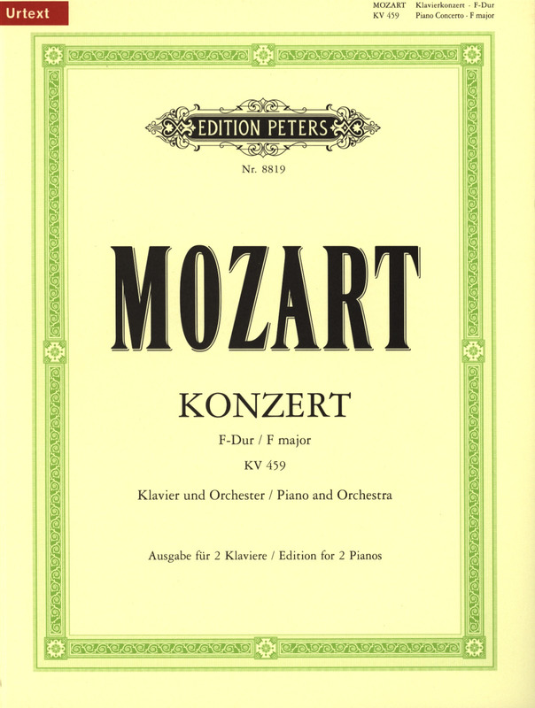 MOZART W.A. - CONCIERTO Nº19 FA M CON CADENCIAS - KV.459