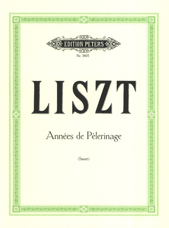 LISZT F. - AÑOS DE PEREGRINAJE -