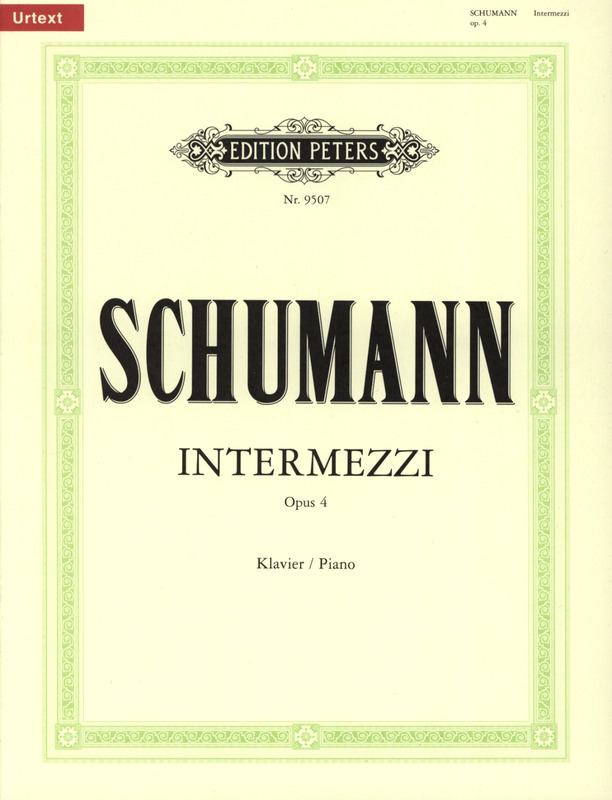 SCHUMANN R. - INTERMEZZI URTEXT - OP.4