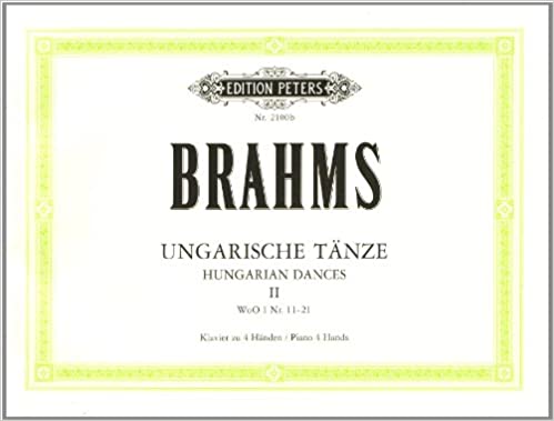 BRAHMS J. - DANZAS HUNGARAS V.2 (11-21) -