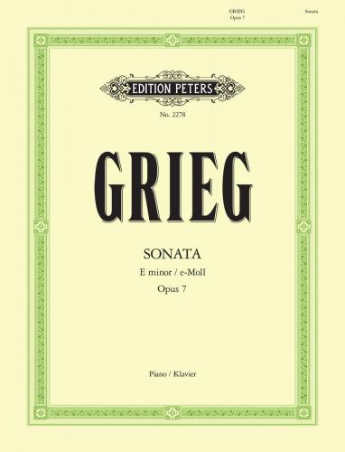 GRIEG E. - SONATA MI m - OP.7