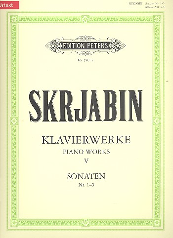 SCRIABINE A. - SONATAS V.1 (1-5) -URTEXT