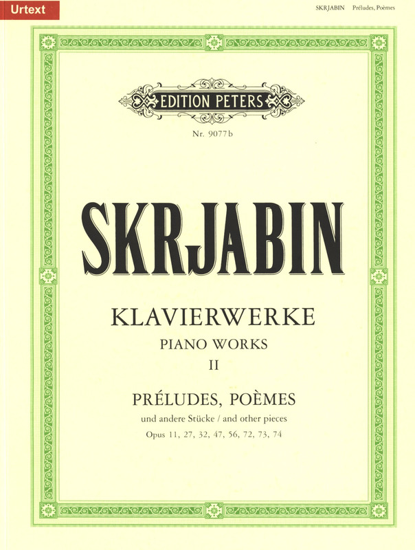 SCRIABINE A. - PRELUDIO POEMAS Y OBRAS V.1 -
