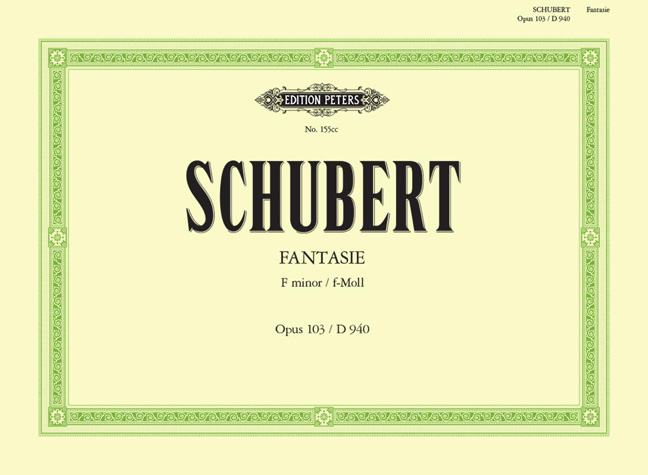 SCHUBERT F. - FANTASIA FA m D.940 - OP.103