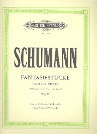 SCHUMANN R. - PIEZAS DE FANTASIA OP.88 VIOLIN CHELO Y PIANO
