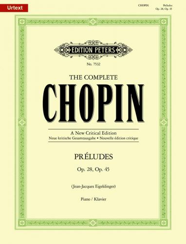 CHOPIN F. - PRELUDIOS OP.28 Y 45 (EDICION CRITICA)