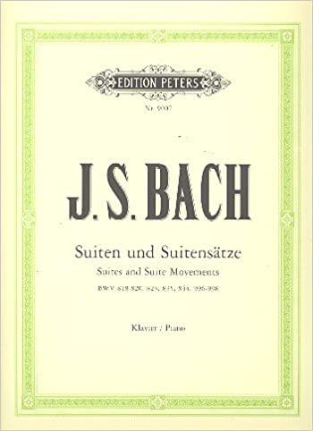 BACH J.S. - SUITES Y MOVIMIENTOS DE SUITES URTEXT -