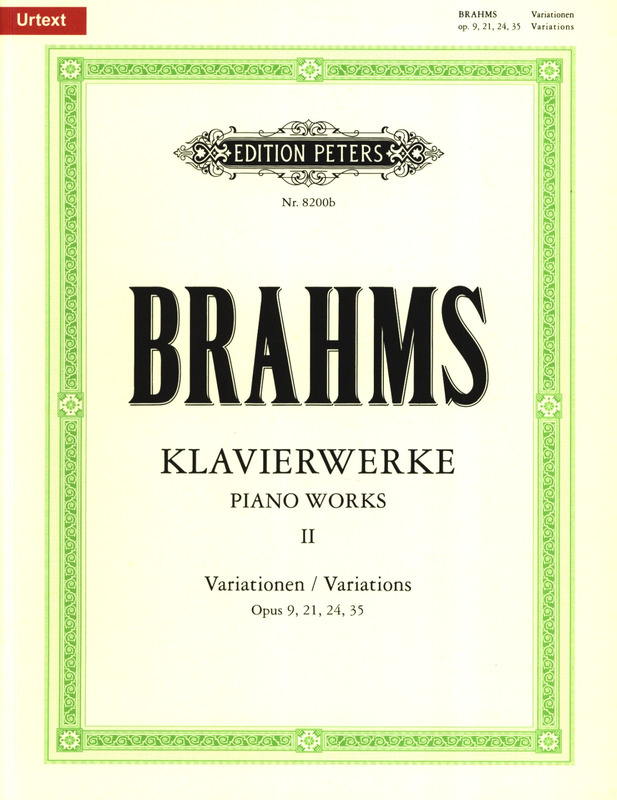 BRAHMS J. - OBRAS PARA PIANO V.2 URTEXT -