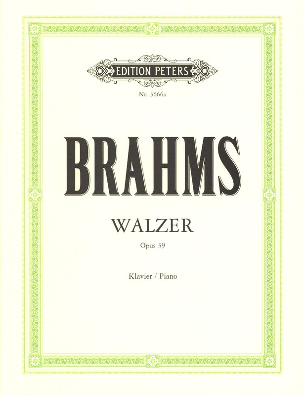 BRAHMS J. - VALSES URTEXT - OP.39