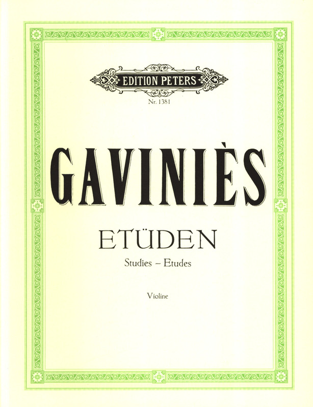 GAVINIES P. - ESTUDIOS MATINEES (24) -