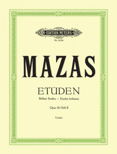 MAZAS J.F. - ESTUDIOS BRILLANTES V.2 (V) - OP.36