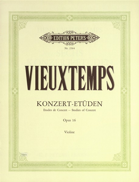 VIEUXTEMPS H. - ESTUDIOS DE CONCIERTO (6) - OP.16