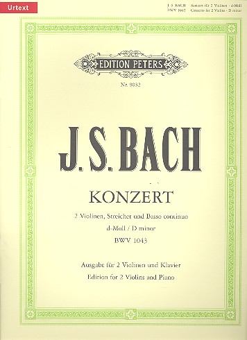 BACH J.S. - CONCIERTO DOBLE RE m - BWV.1043 URTEXT